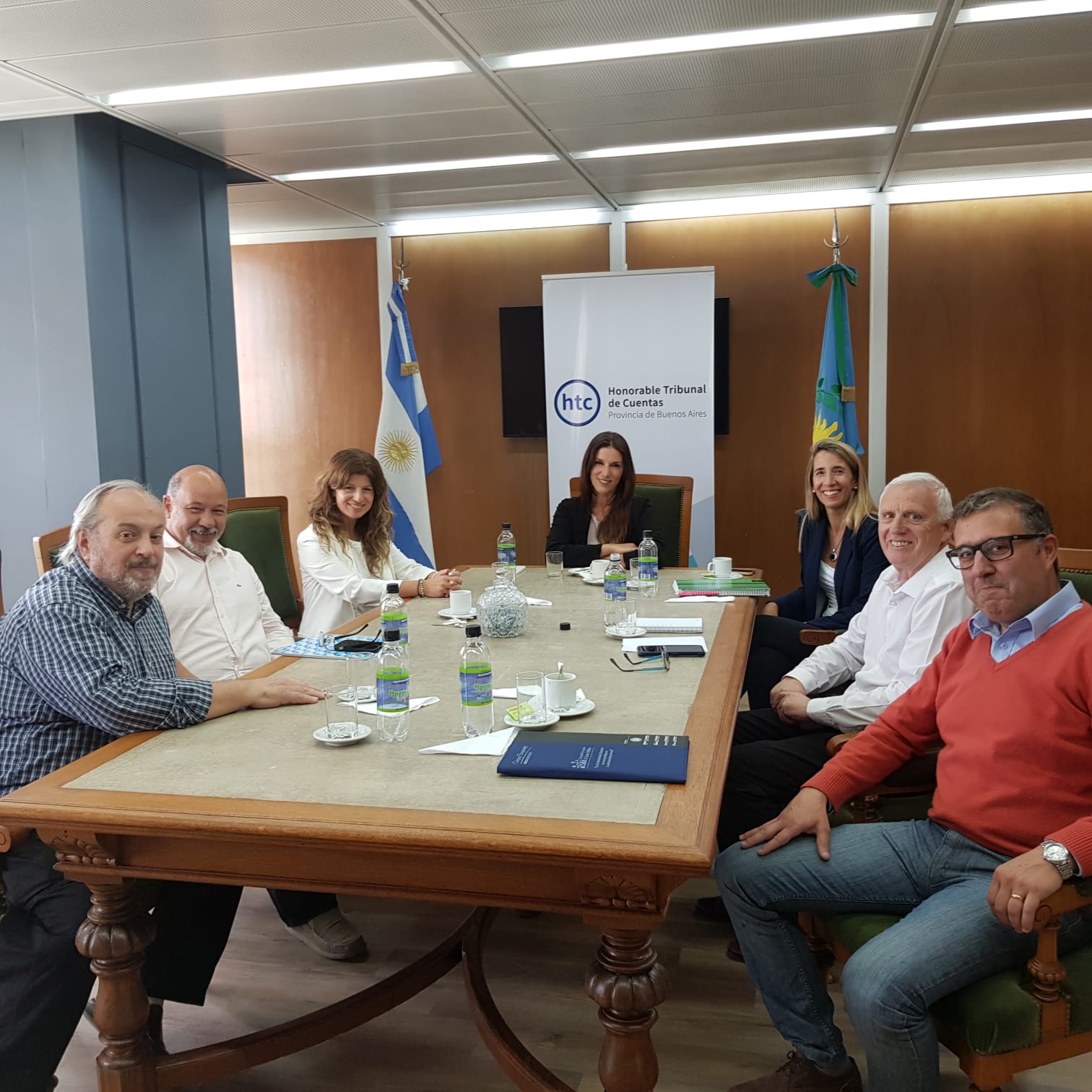 Encuentro entre la Comisión de Profesionales de Ciencias Económicas y las Vocalías A y B del HTCPBA