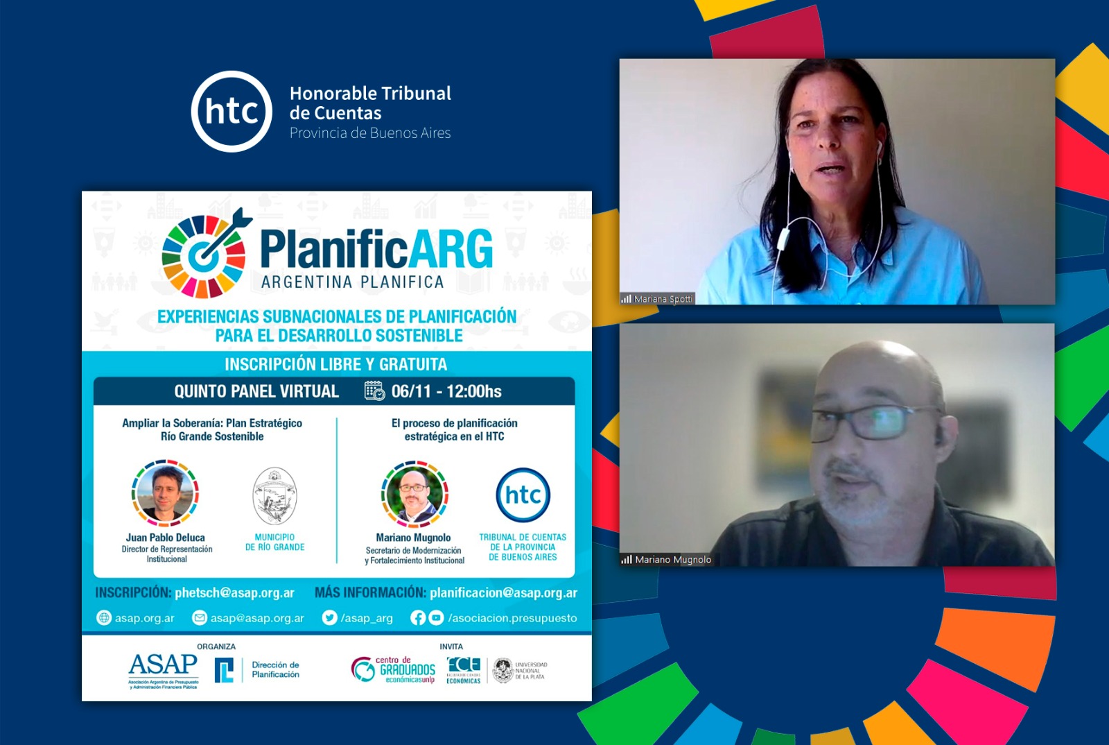 Panel de "Argentina Planifica".