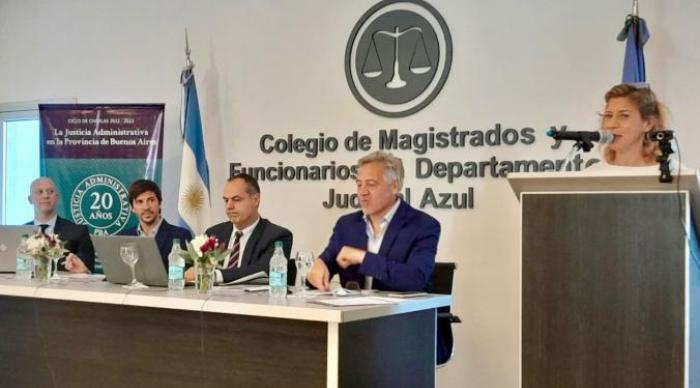 Federico Thea en el marco de una jornada realizada en Azul