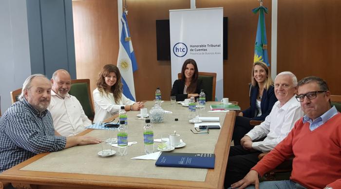 Encuentro entre la Comisión de Profesionales de Ciencias Económicas y las Vocalías A y B del HTCPBA