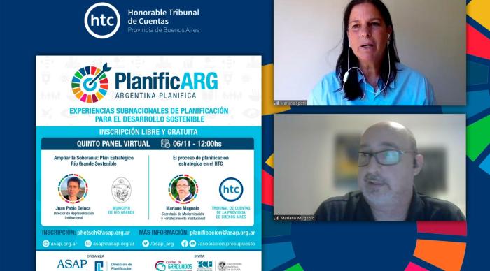 Panel de "Argentina Planifica".